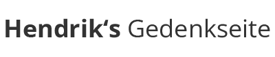Hendrik's Gedenkseite